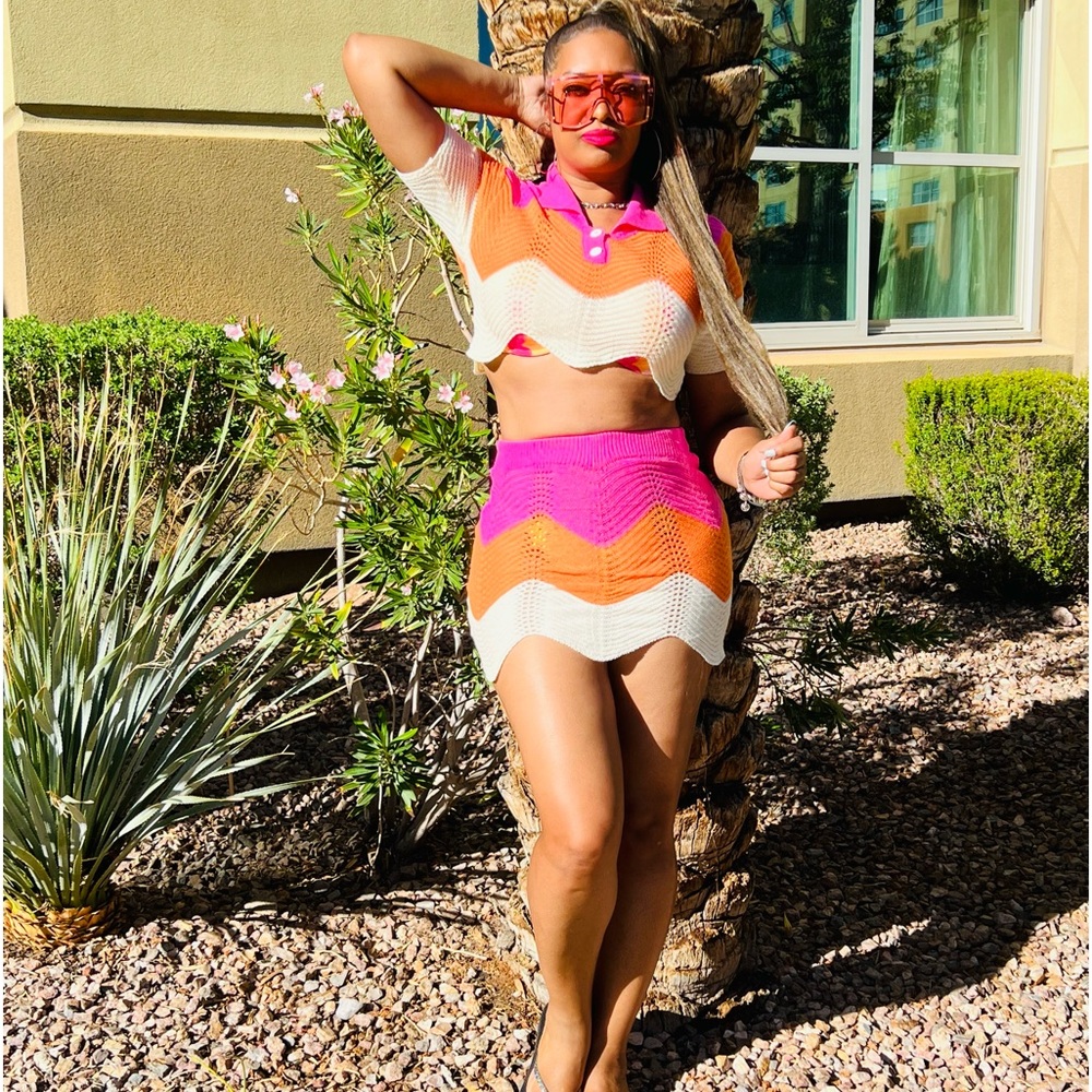 Starburst Skirt Set